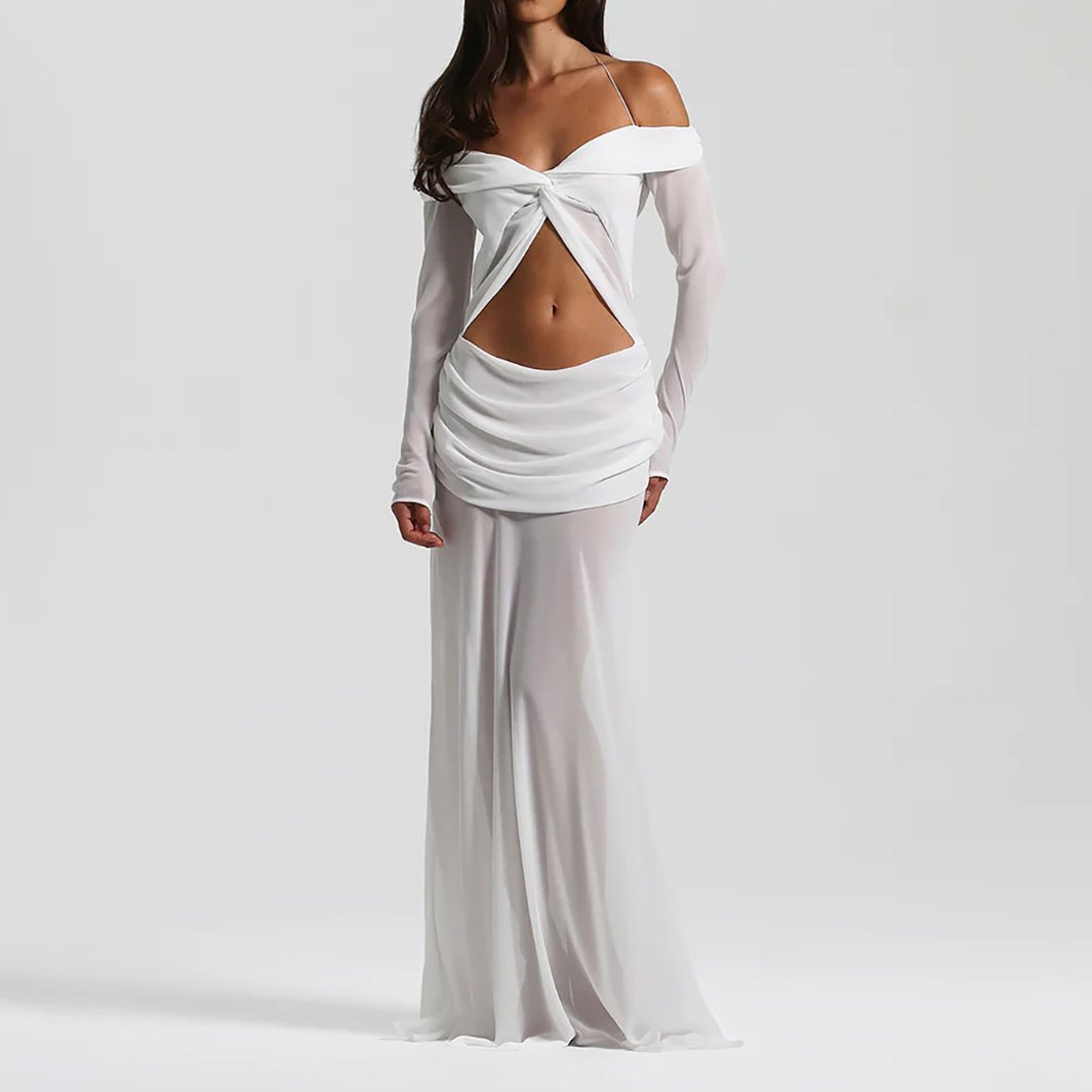 Athena Off-Shoulder Dress