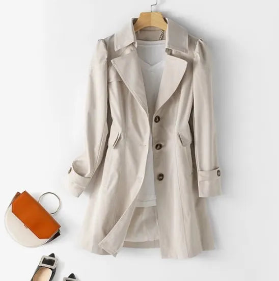 Madeleine™ Trench-coat Signature Élégant