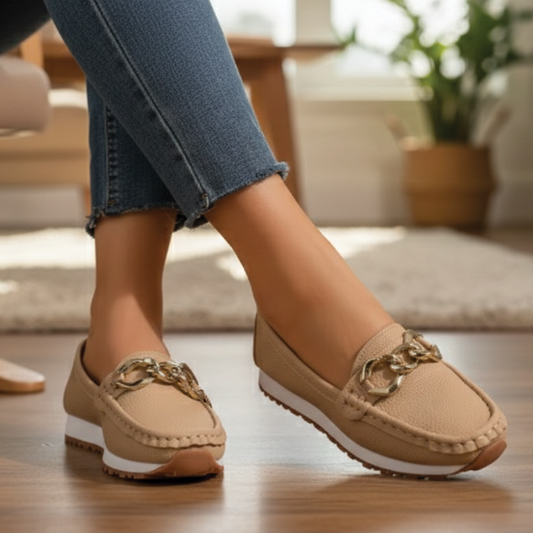 Ellie - Mocassins Chic à Boucle pour Toutes Occasions