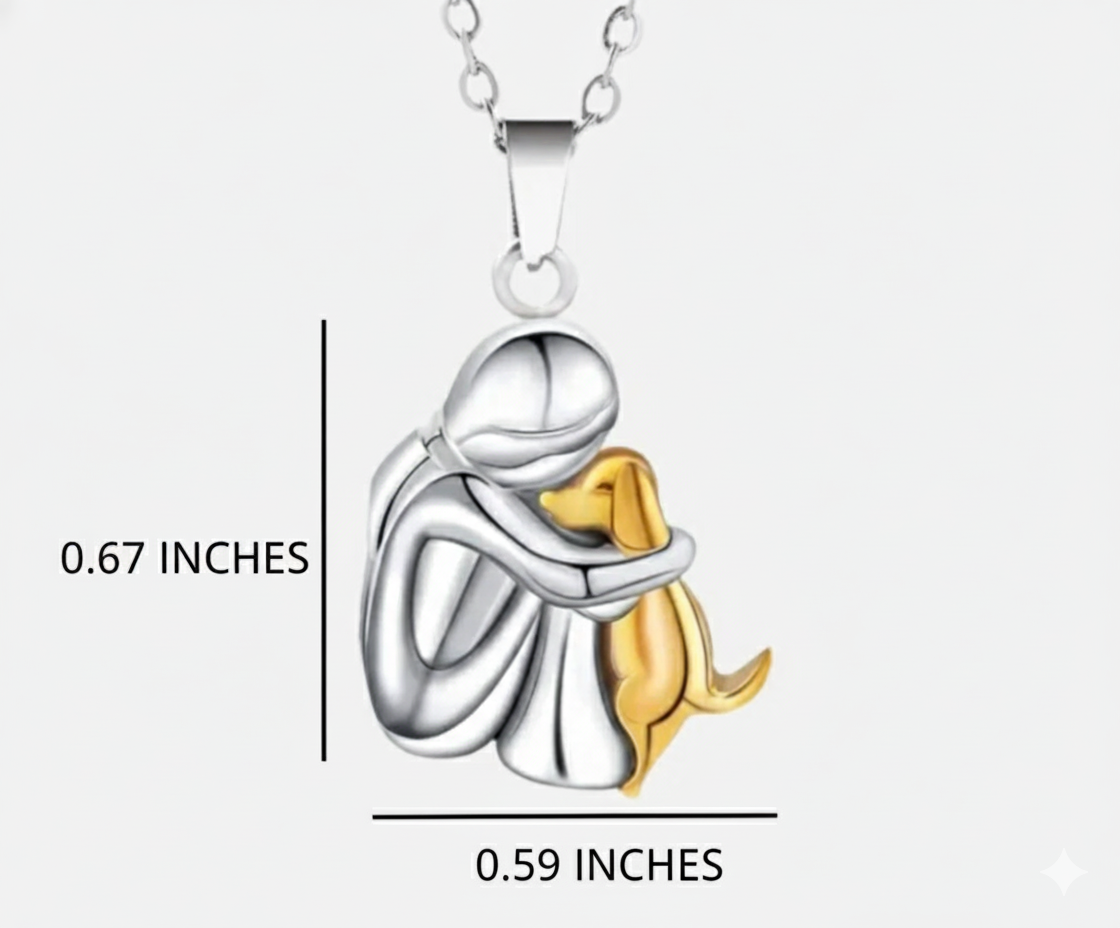 Olivia™ – Collier avec pendentif en forme de chien