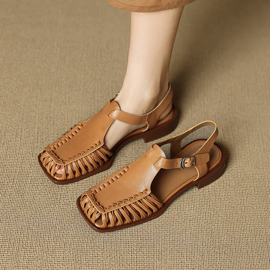 Brianna Leather Flats