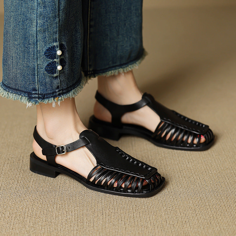 Brianna Leather Flats