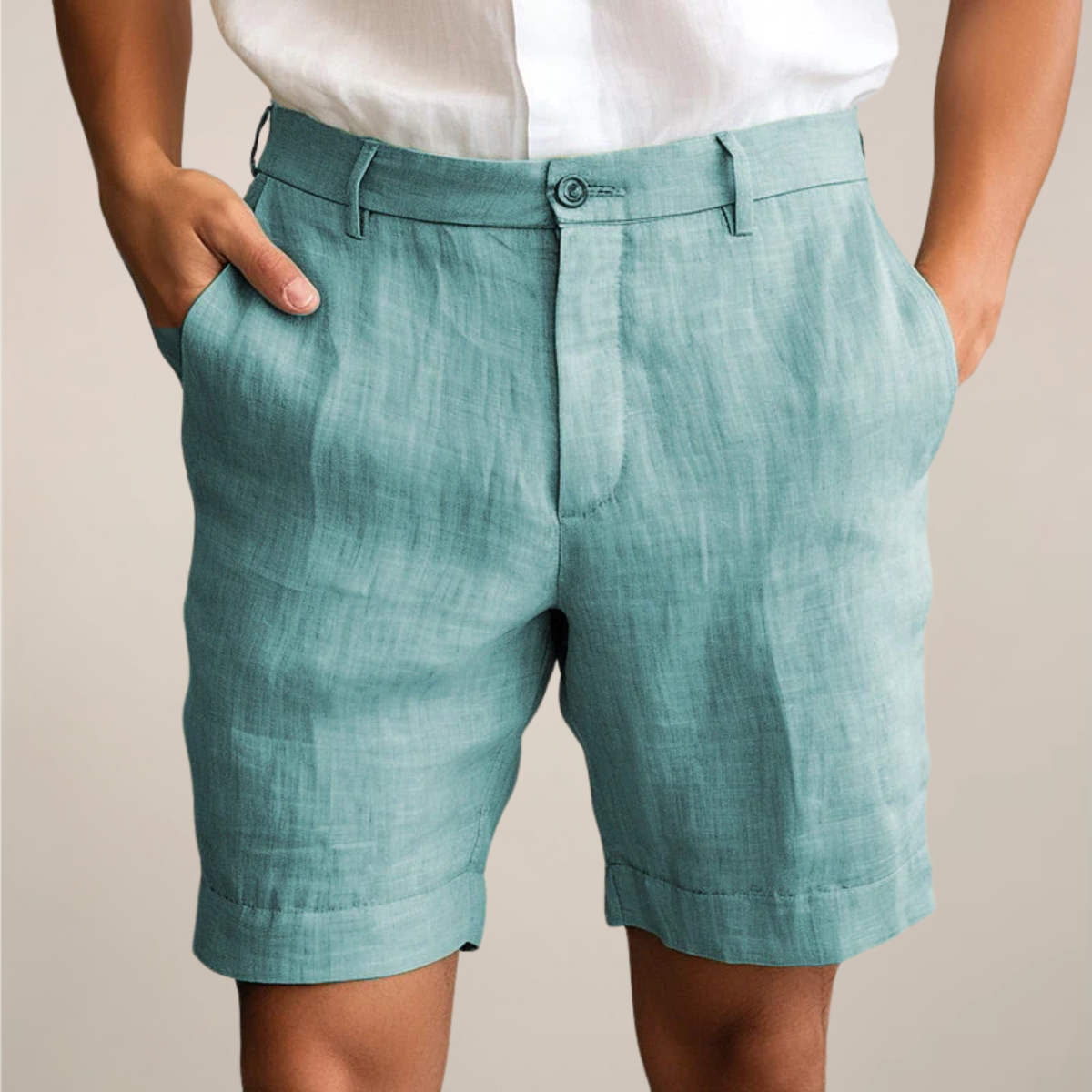 Shorts d'été pour hommes - Ceinture élastique dans des couleurs vives