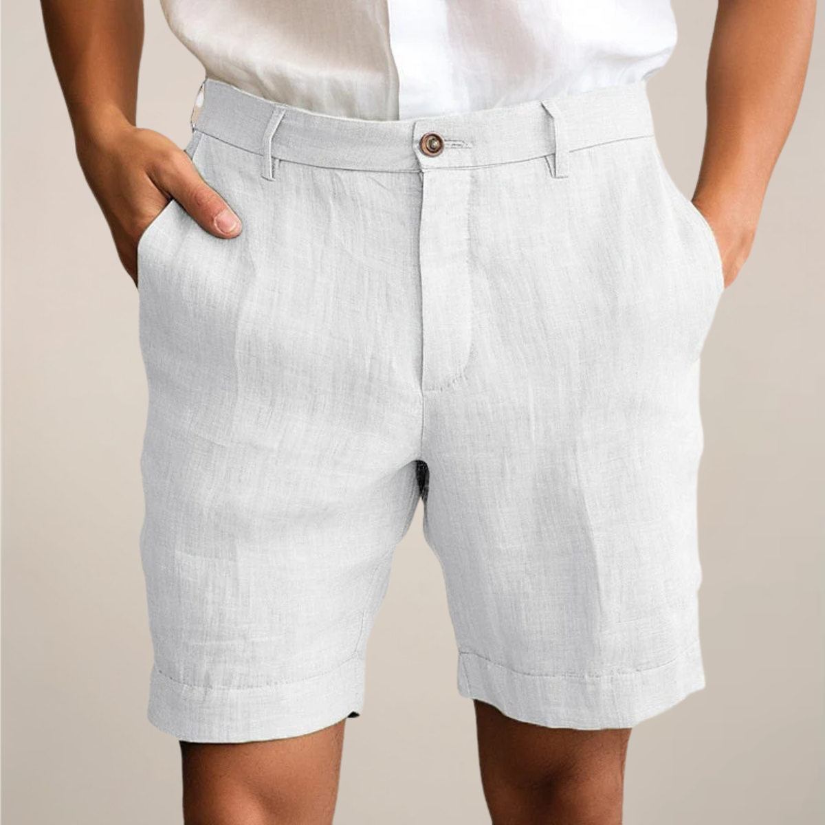 Shorts d'été pour hommes - Ceinture élastique dans des couleurs vives