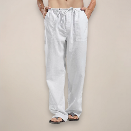 Pantalons en Lin pour Hommes pour Événements d'Été