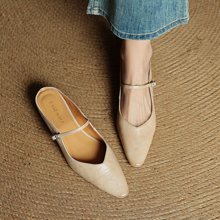 Orella Genuine Leather Mules