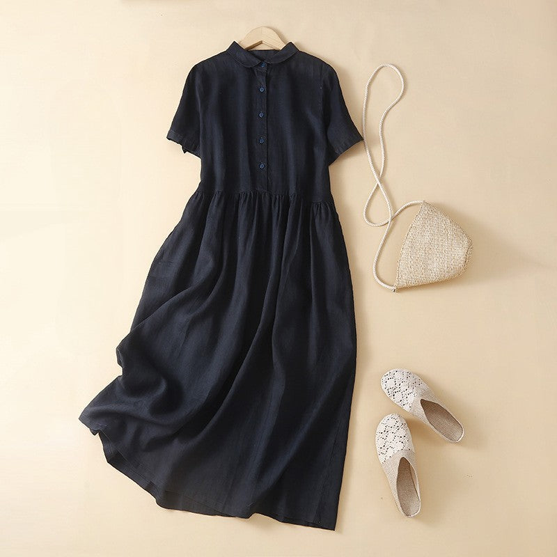 Brooke Linen Dress