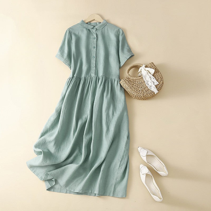 Brooke Linen Dress