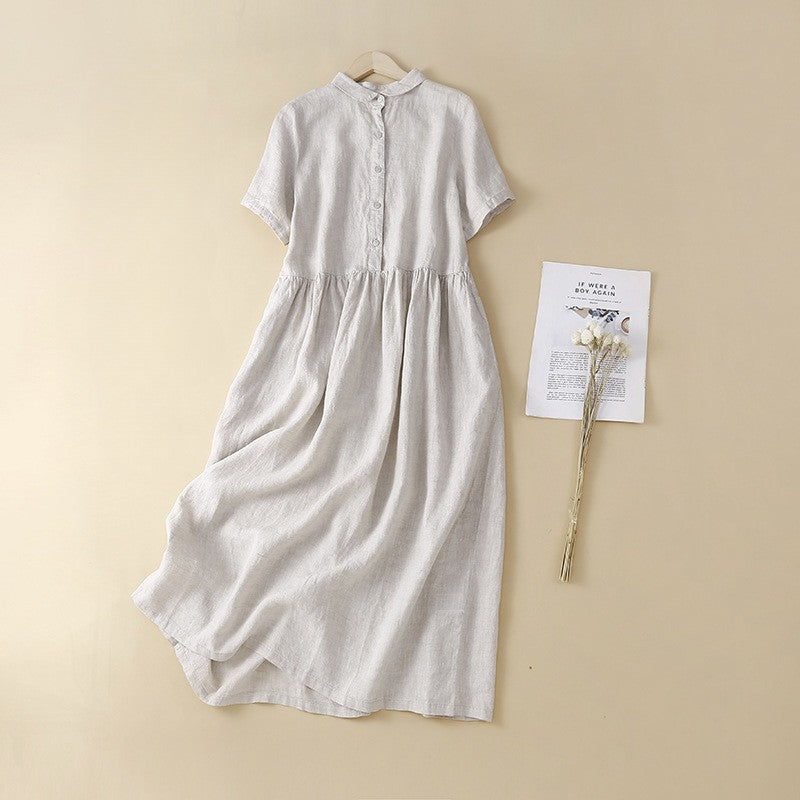 Brooke Linen Dress