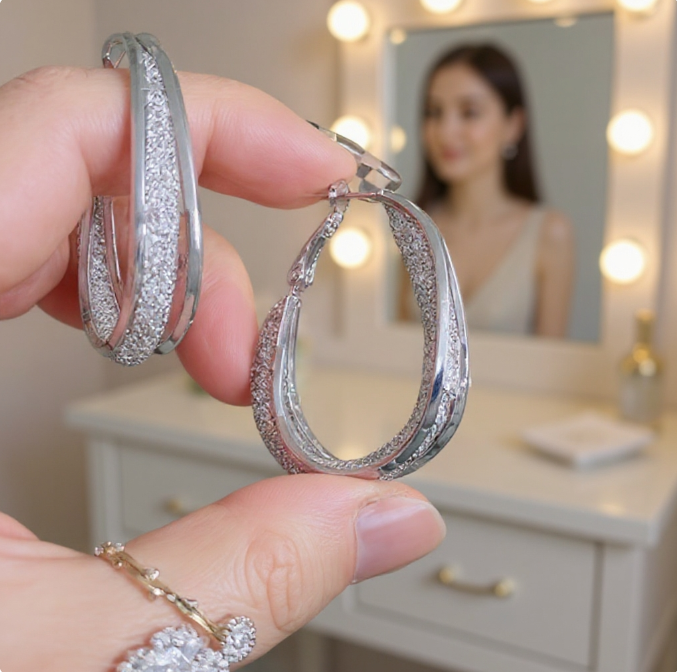 Marguerite™ - Boucles élégantes tressées confortables intemporelles