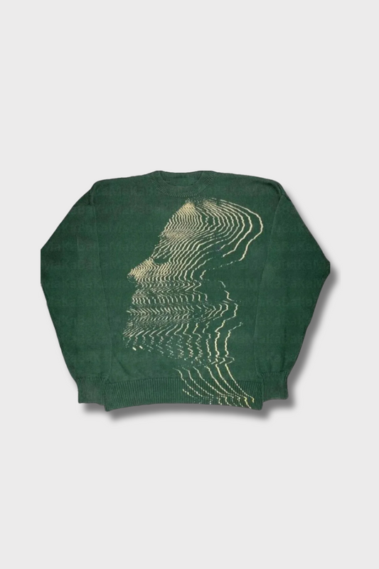 Vibrations' Graphic Knitted Sweater
