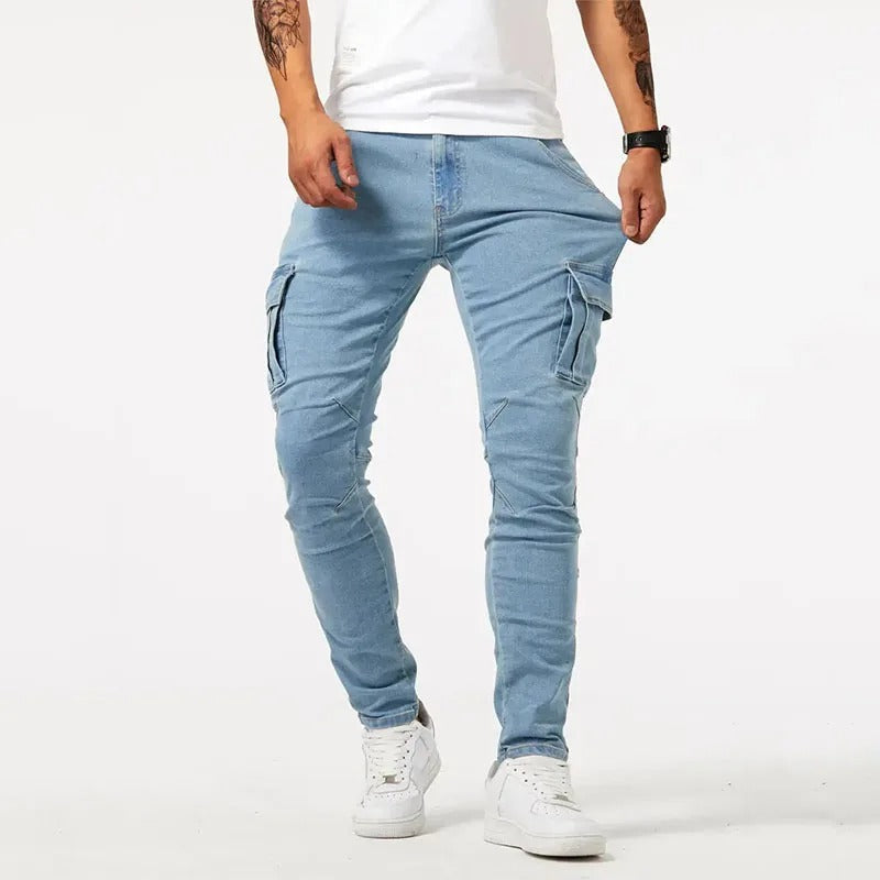 Pantalon cargo slim Kensington