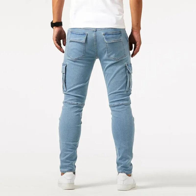 Pantalon cargo slim Kensington