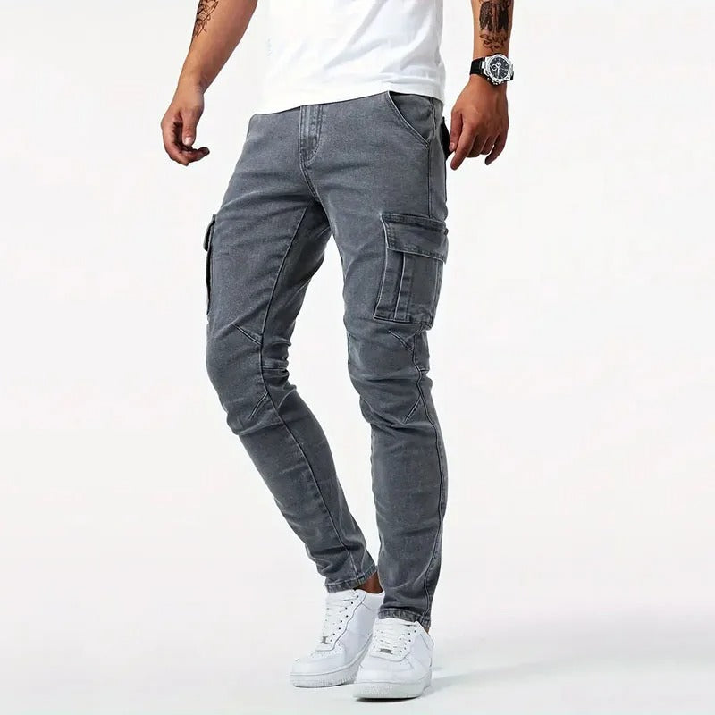 Pantalon cargo slim Kensington