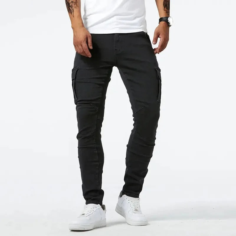 Pantalon cargo slim Kensington